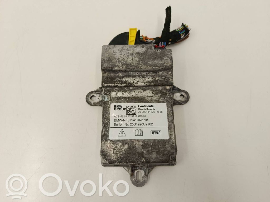 BMW 4 G22 G23 G24 G26 Airbag control unit/module 