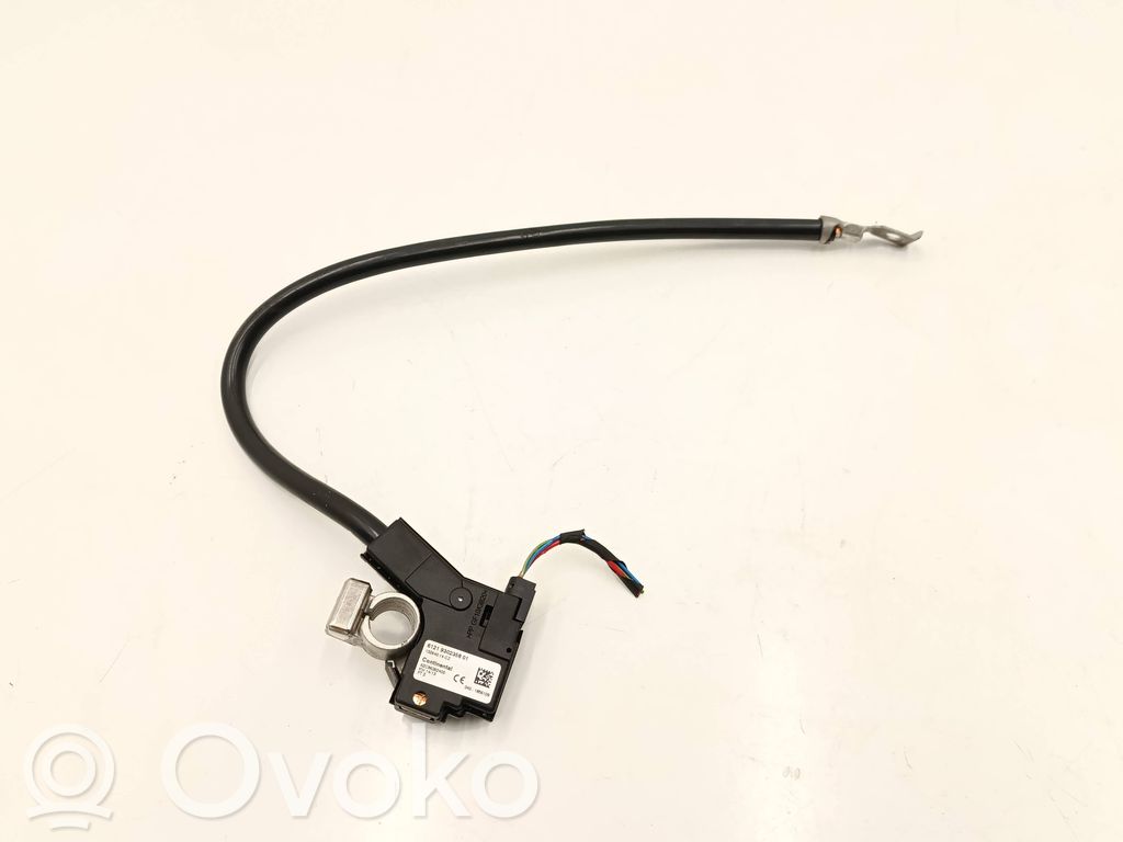 BMW 5 F10 F11 Minus / Klema / Przewód akumulatora 