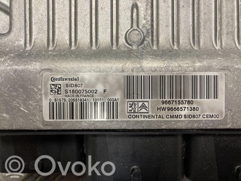 Peugeot 207 CC Engine control unit/module 