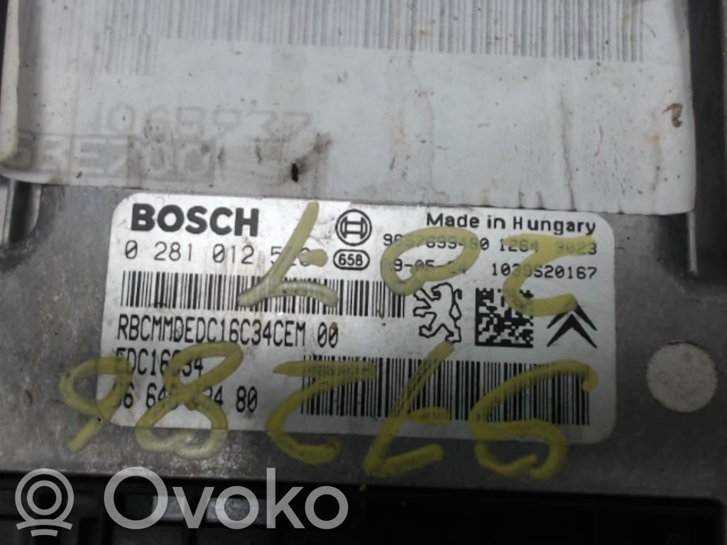 Peugeot 207 Engine control unit/module 