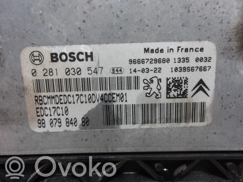 Citroen C3 Engine control unit/module 