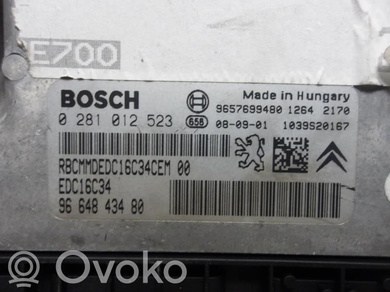 Peugeot 207 Engine control unit/module 