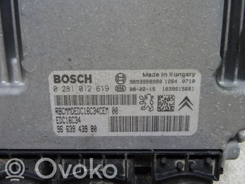 Peugeot Partner Engine control unit/module 