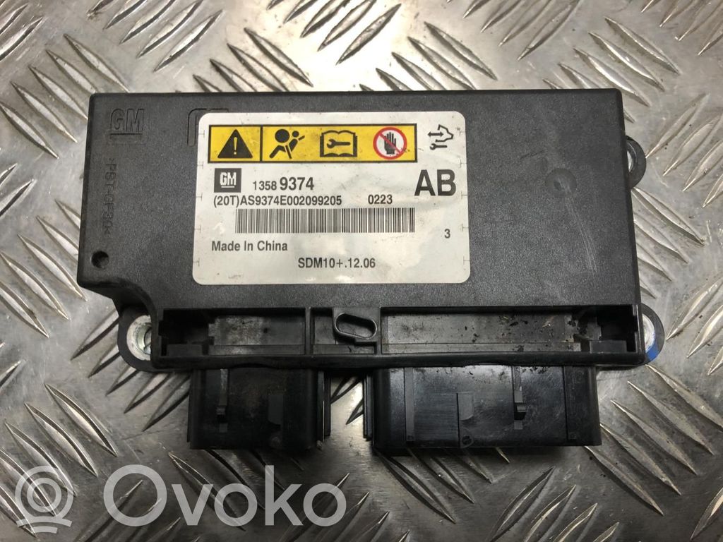 Centralina/modulo airbag   13585613,13585613
