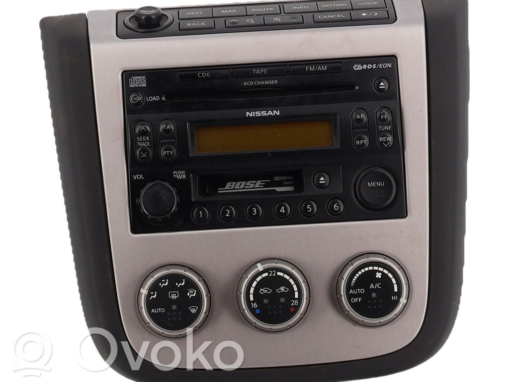 Nissan Murano Z50 Unità principale autoradio/CD/DVD/GPS 