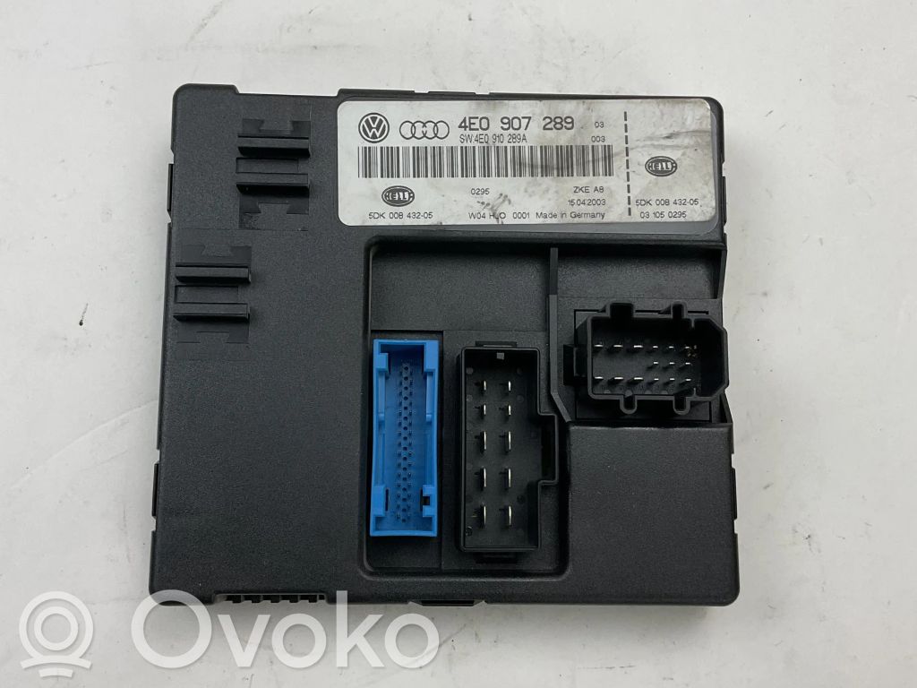 Komforto modulis   4E0907289,5DK00843205