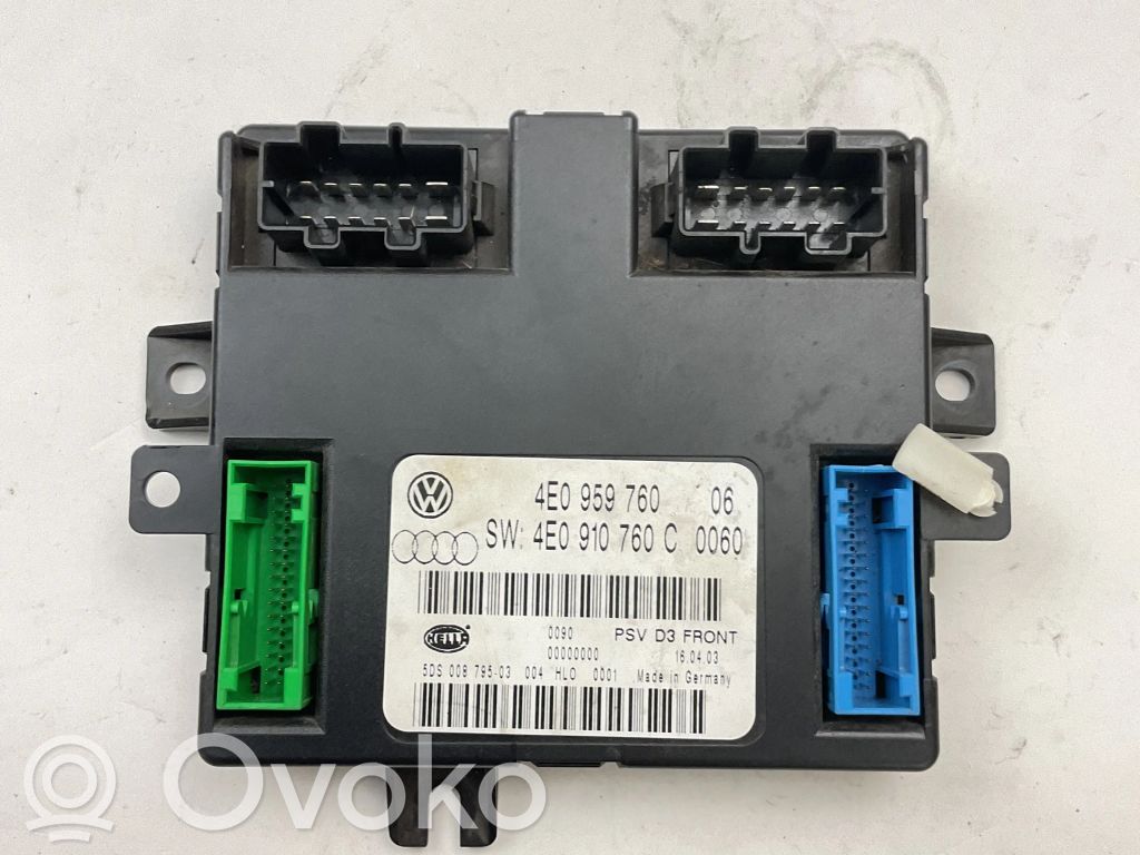 Audi A8 S8 D3 4E Citu veidu vadības bloki / moduļi 