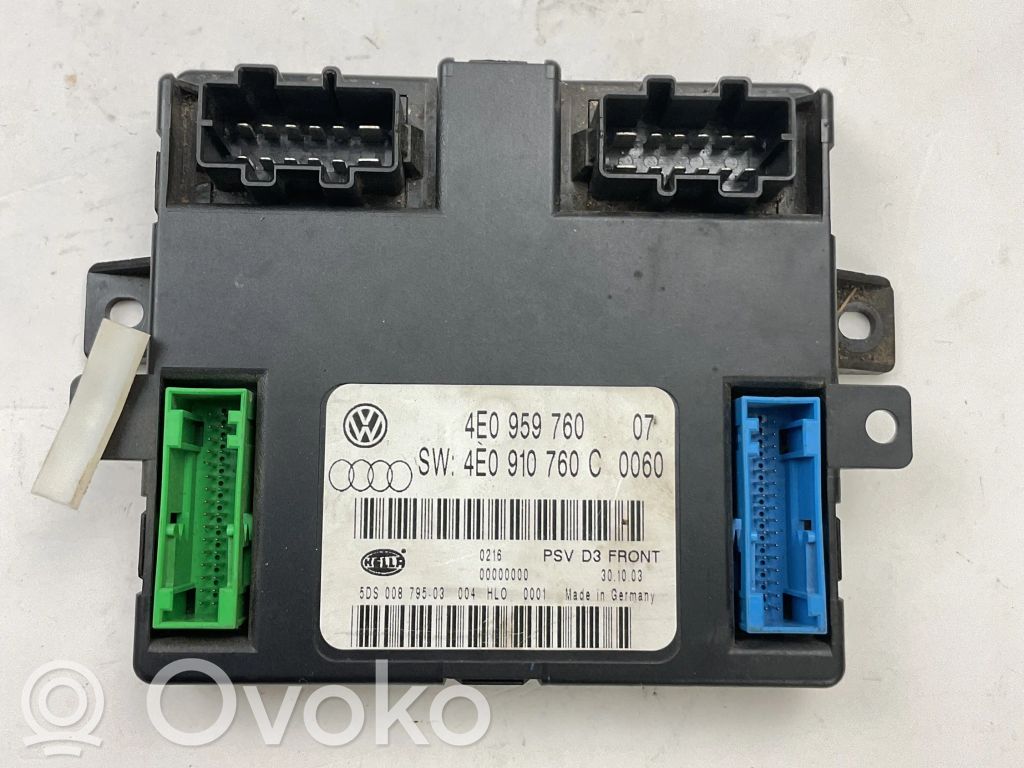 Audi A8 S8 D3 4E Citu veidu vadības bloki / moduļi 