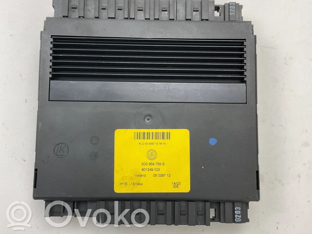 Seat control module   3D0959759B,901349103,05029712181