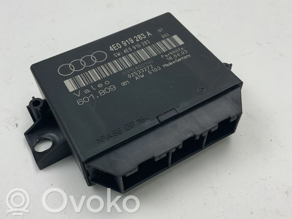 Unité de commande, module PDC aide au stationnement   4E0919283A,601809,4E0910283