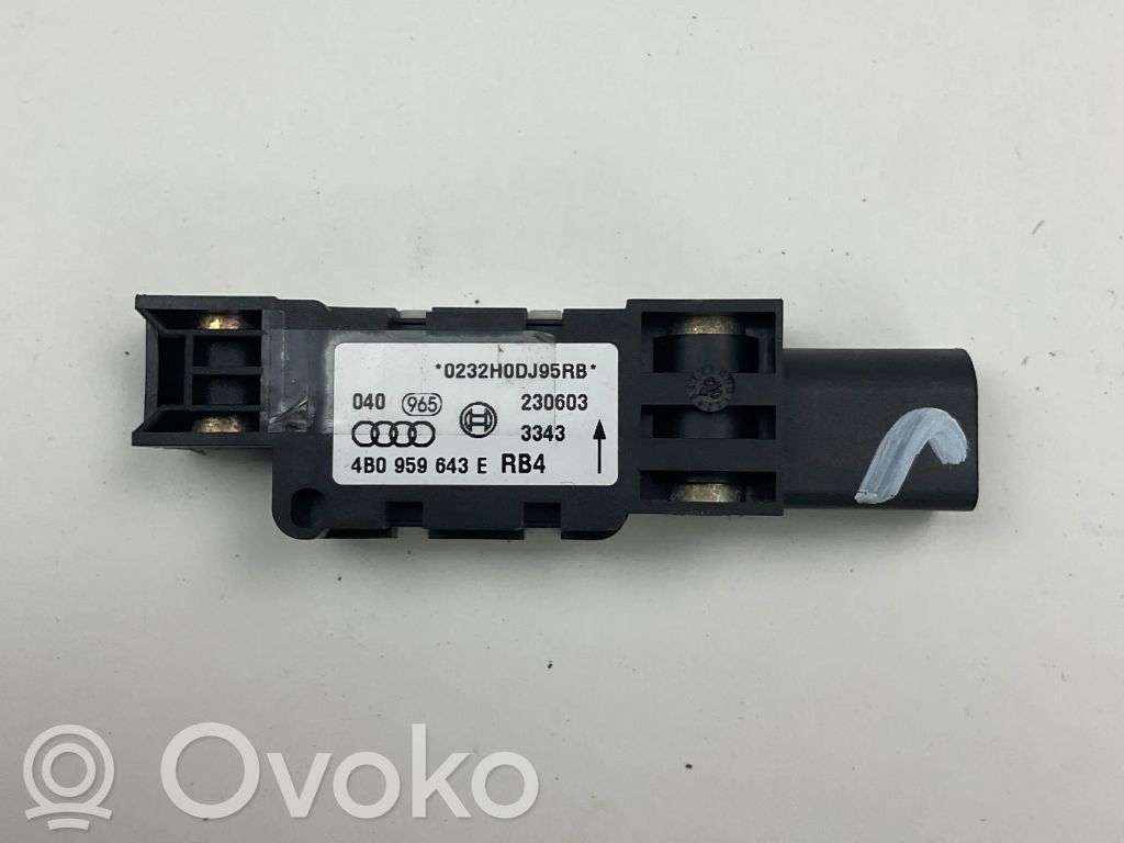 Airbag deployment crash/impact sensor   4B0959643E,230603