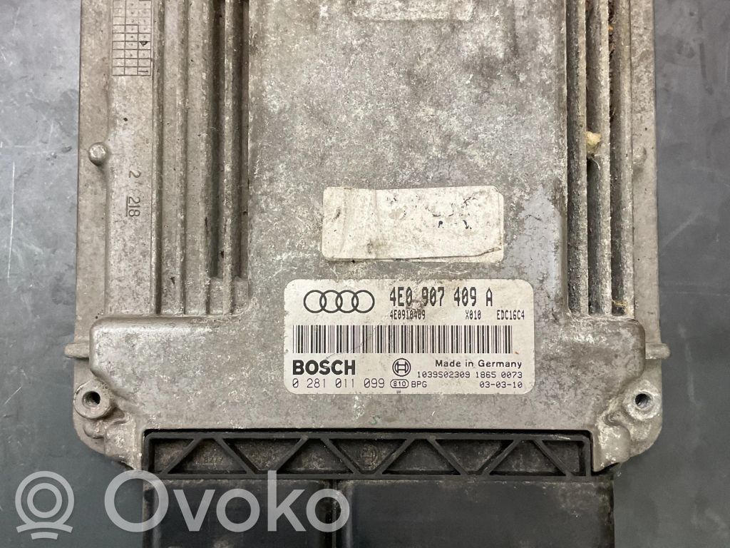 Audi A8 S8 D3 4E Engine control unit/module 