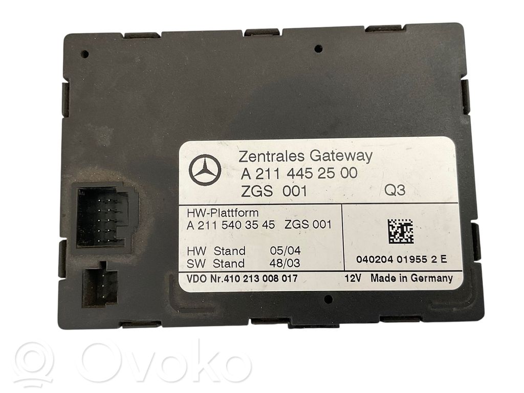 Mercedes-Benz E W211 Gateway control module 