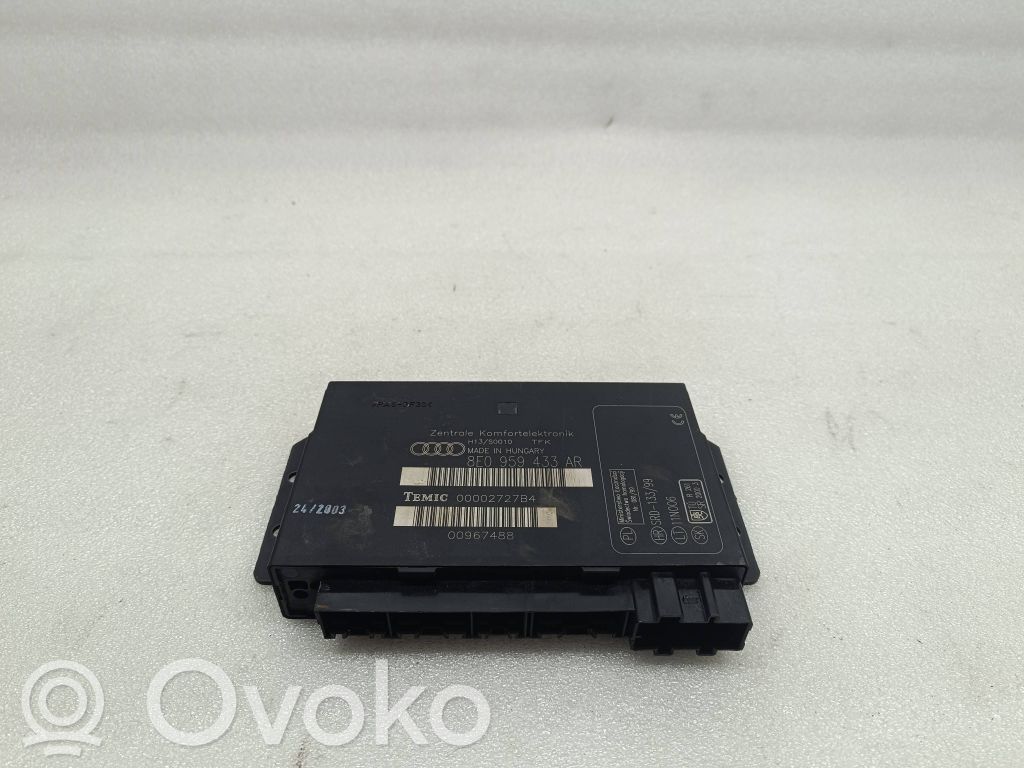 Audi A4 S4 B6 8E 8H Module confort 