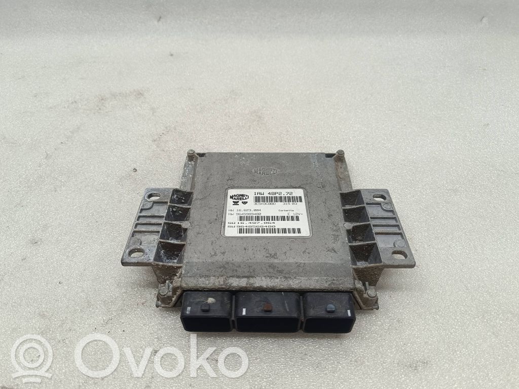 Engine control unit/module   9645989480,IAW48P272,9648568480,16497064