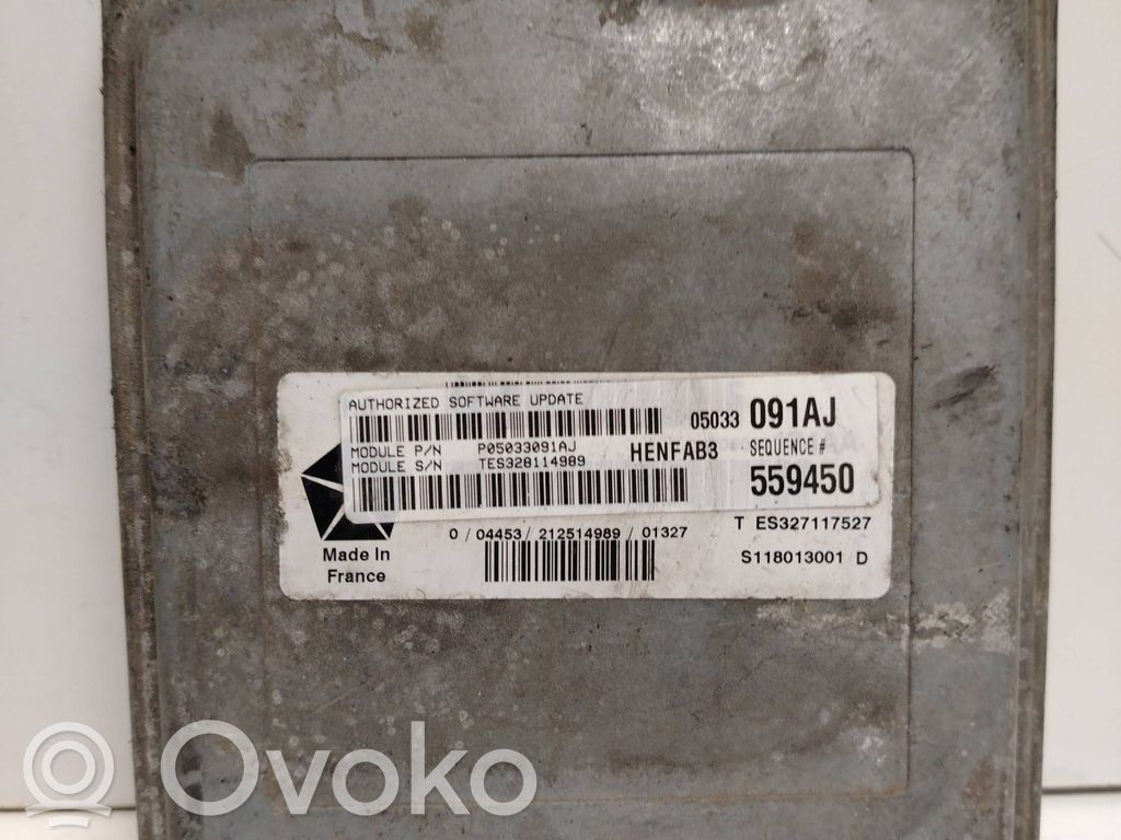 Engine control unit/module   05033091AJ,559450,P05033091AJ,TES328114989
