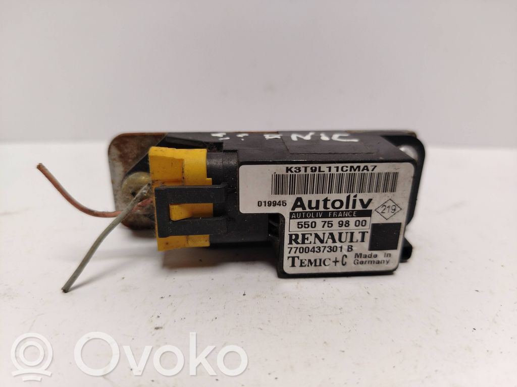 Renault Scenic I Senzor impact/declanșare airbag 
