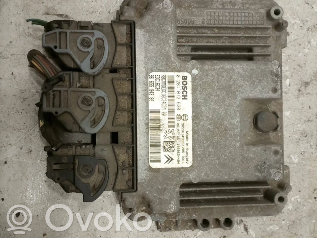 Moottorin ohjainlaite/moduuli   0281012620,9665594380,EDC16C34