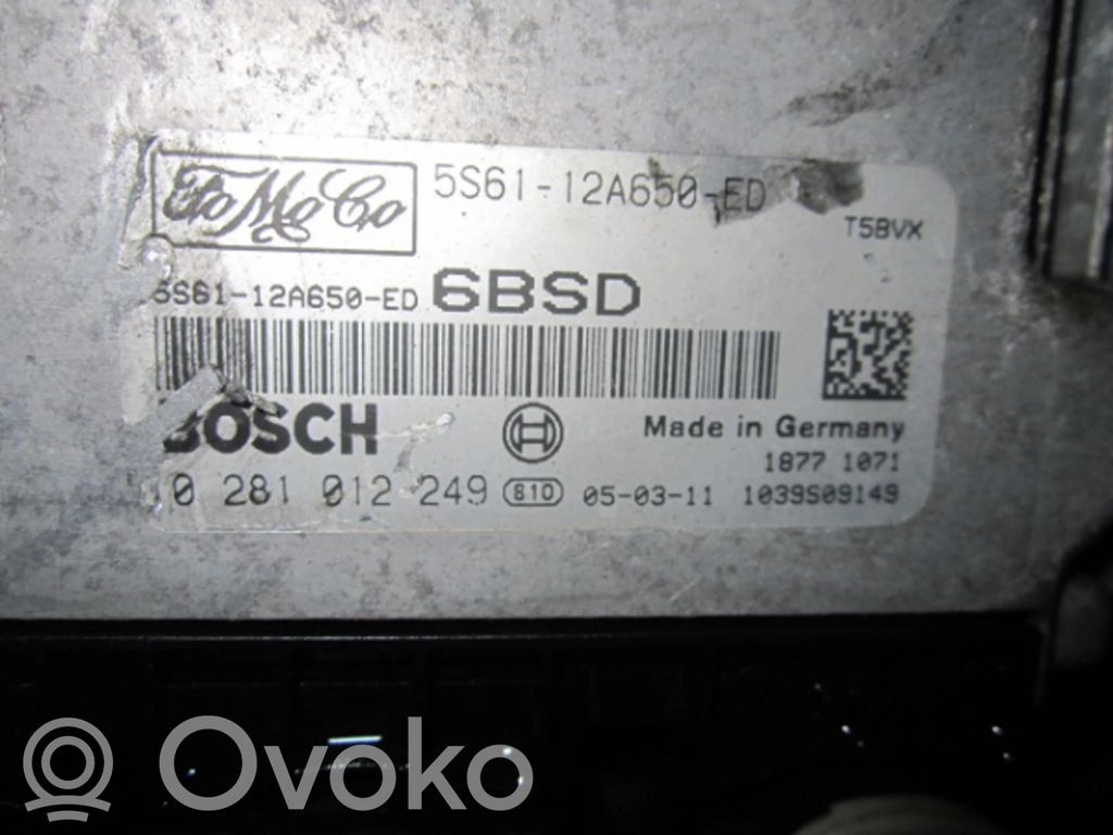 Engine control unit/module   0281012249,5S6112A650ED,R20168422