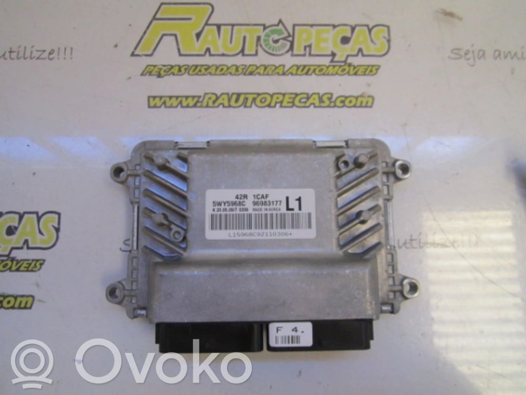 Engine control unit/module   5WY5968C,96983177L1,R135068