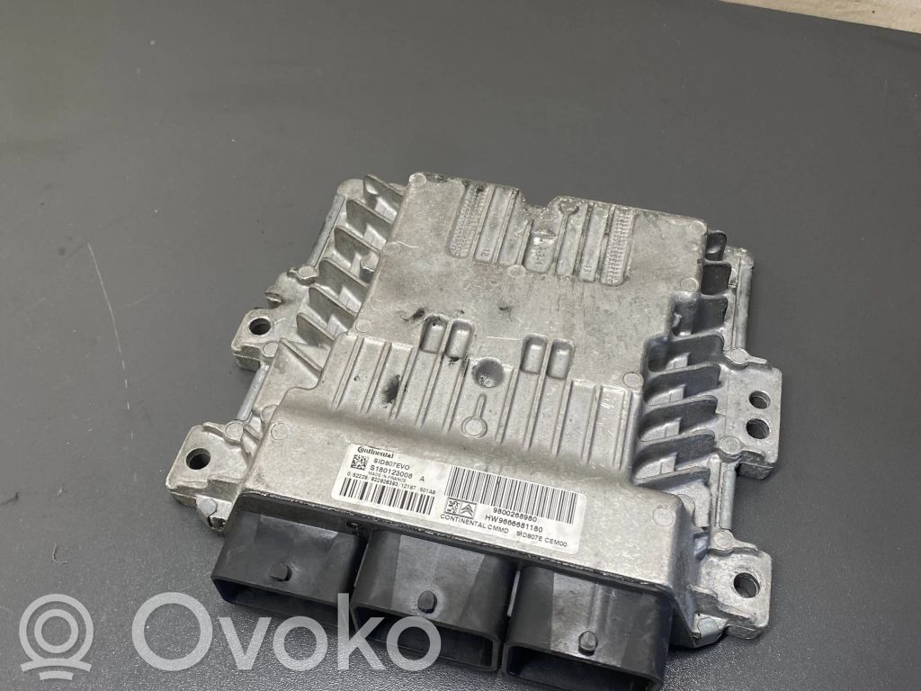 Engine control unit/module   9666681180,9800268980,S180123008A