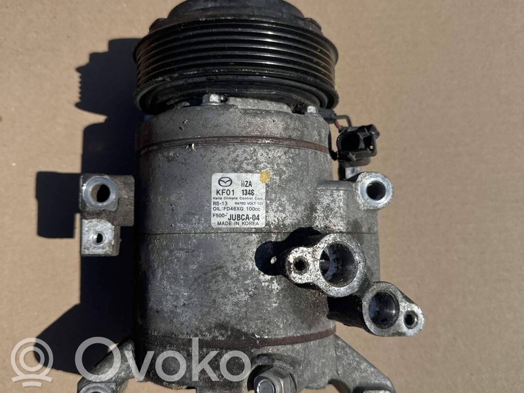 Air conditioning (A/C) compressor (pump)   KF011348,F500JUBCA04,FD46XG100C