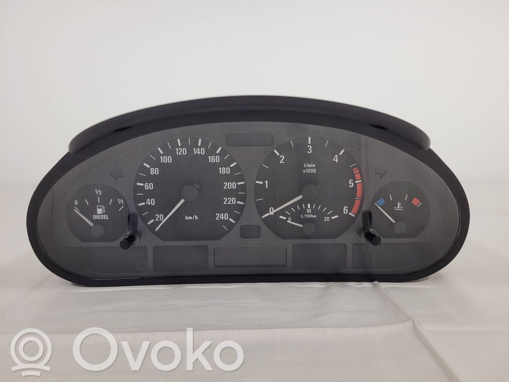BMW 3 E46 Spidometrs (instrumentu panelī) 