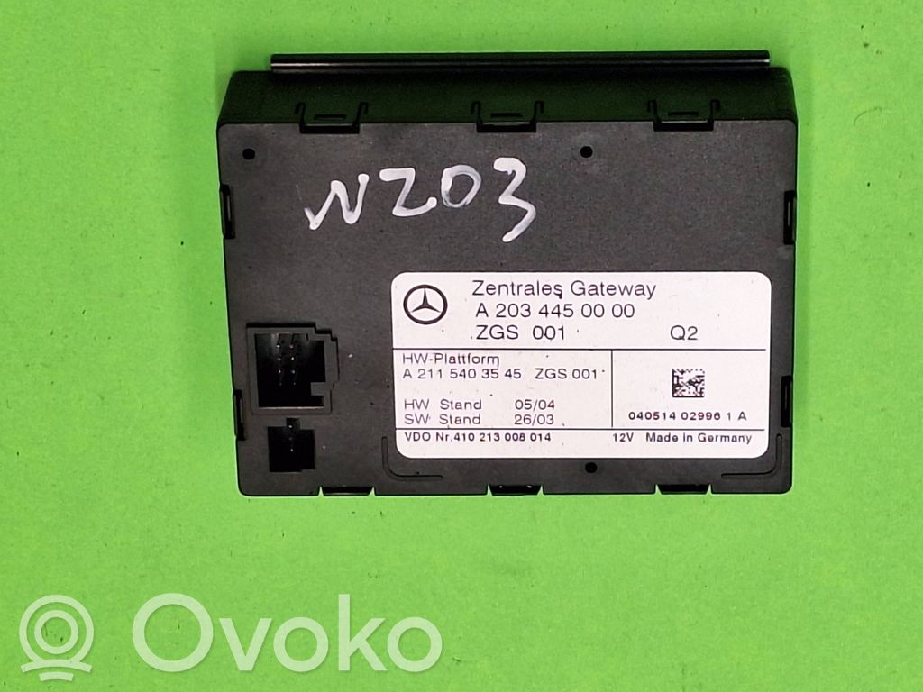 Mercedes-Benz C W203 Module de passerelle 