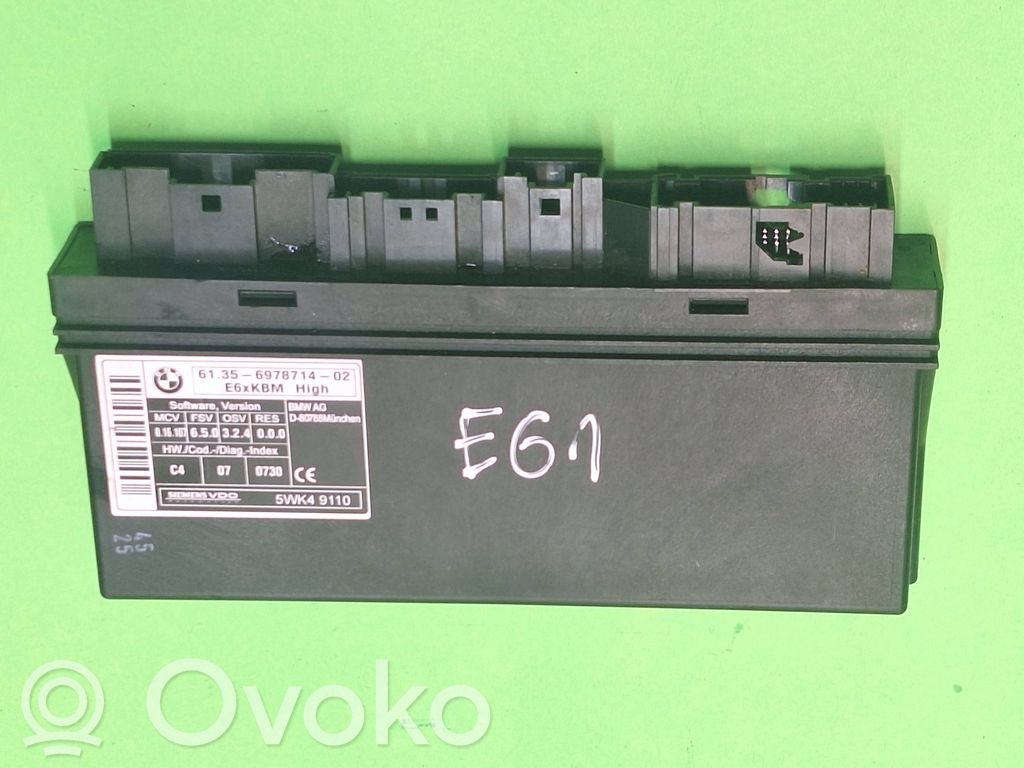 BMW 5 E60 E61 Comfort/convenience module 