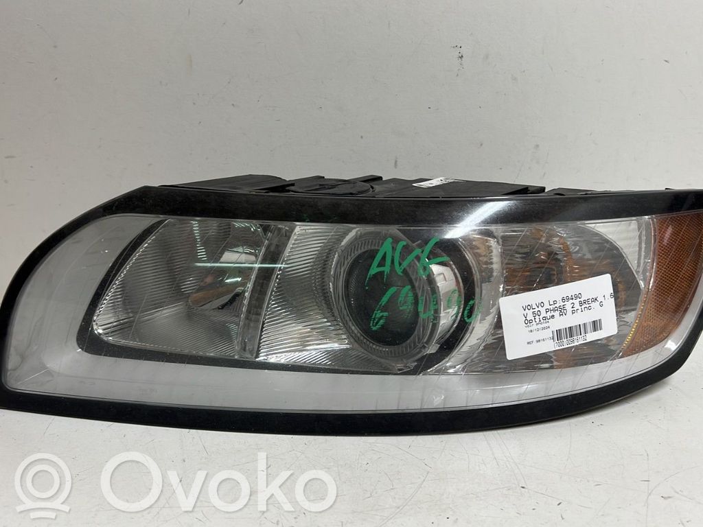 Volvo V50 Headlight/headlamp 