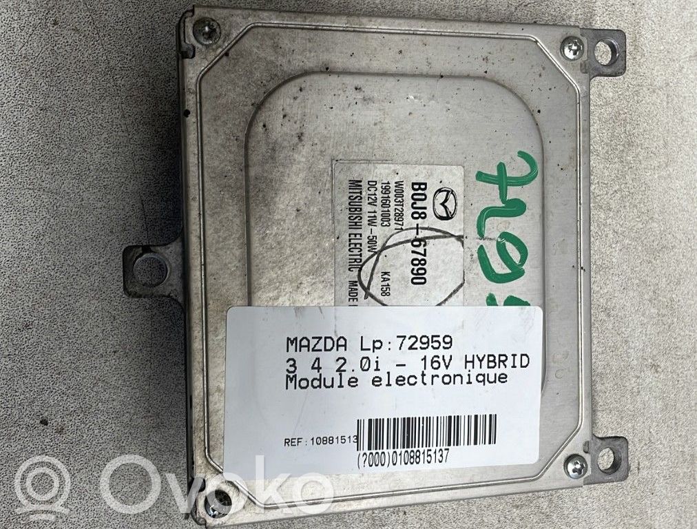 Mazda 3 Other control units/modules 