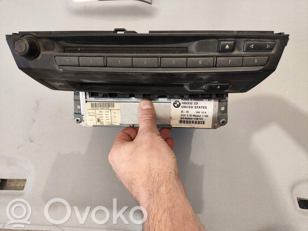 BMW X5 E70 Steuergerät Tachometer 