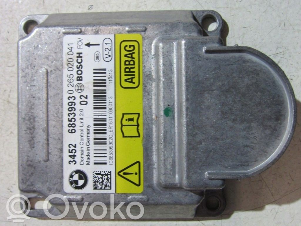 BMW X3 F25 Module de contrôle airbag 