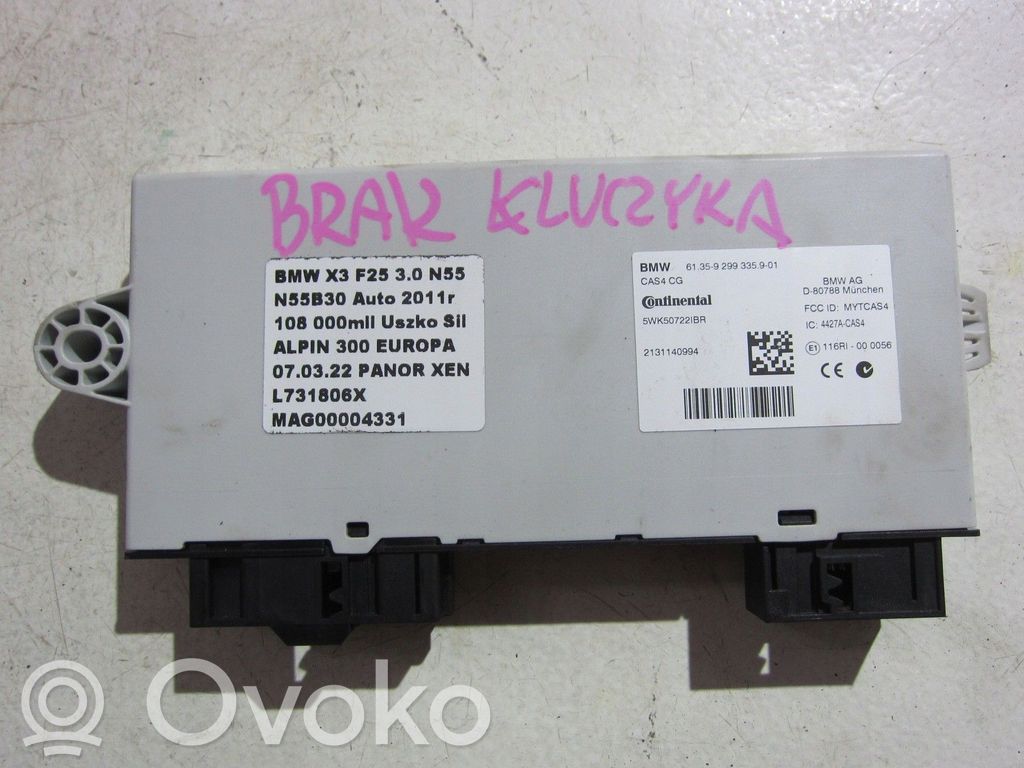 BMW X3 F25 Sterownik / Moduł licznika / prędkościomierza 