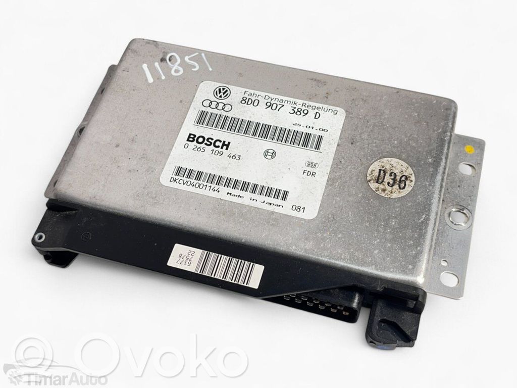 ESP (stability system) control unit   8D0907389D,8D0907389D,0265109463