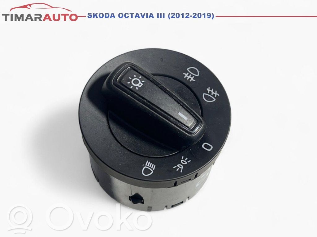 Skoda Octavia Mk3 (5E) Light switch 