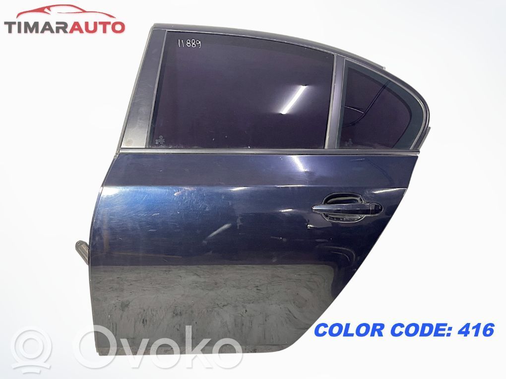 BMW 5 E60 E61 Aizmugurējās durvis 