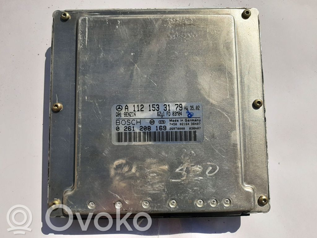Mercedes-Benz CLK A209 C209 Engine control unit/module 