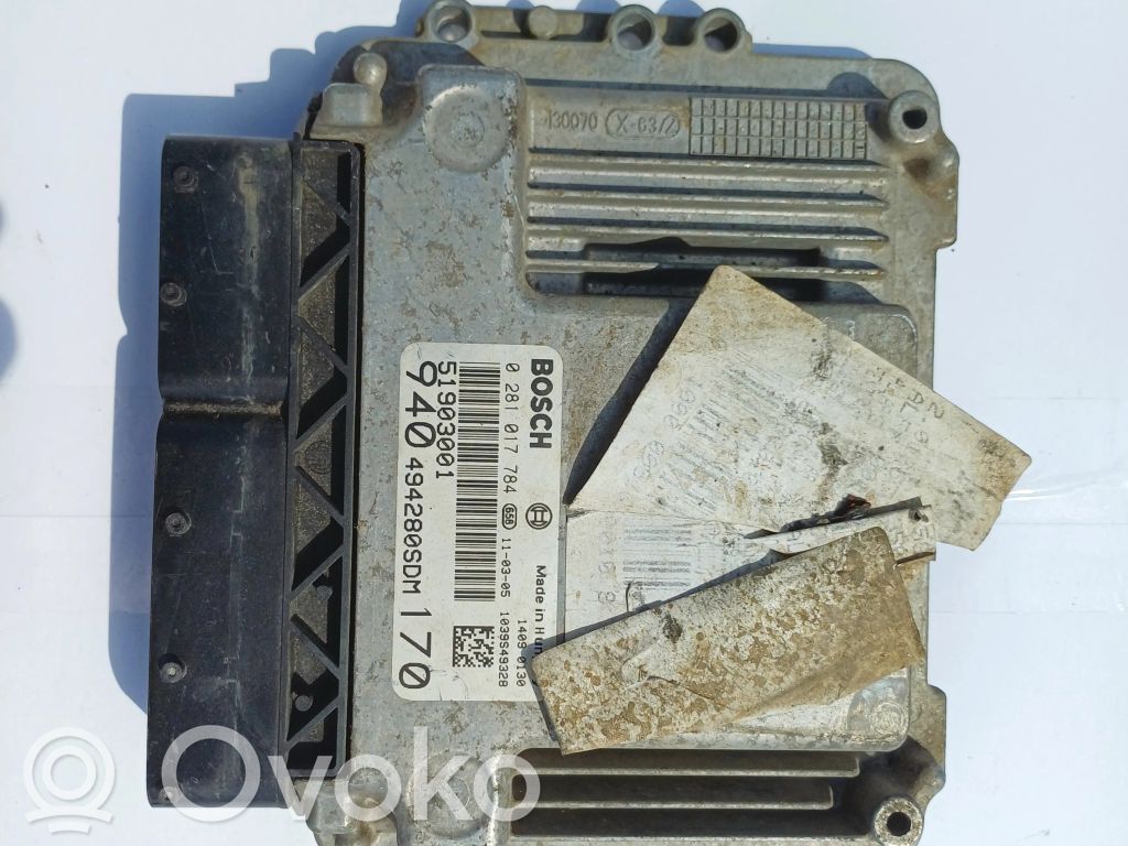 Alfa Romeo Giulietta Engine control unit/module 