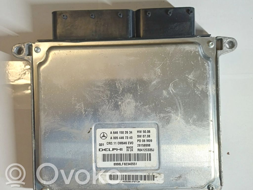 Mercedes-Benz C W204 Engine control unit/module 