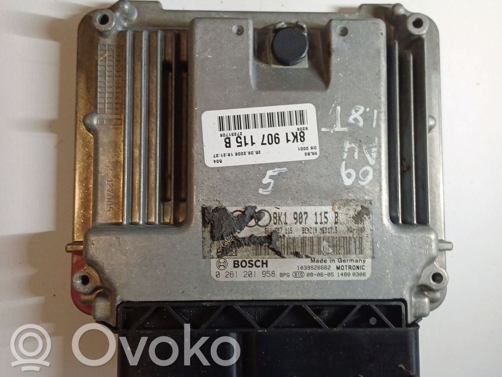 Engine control unit/module   8K1907115B,0261201958