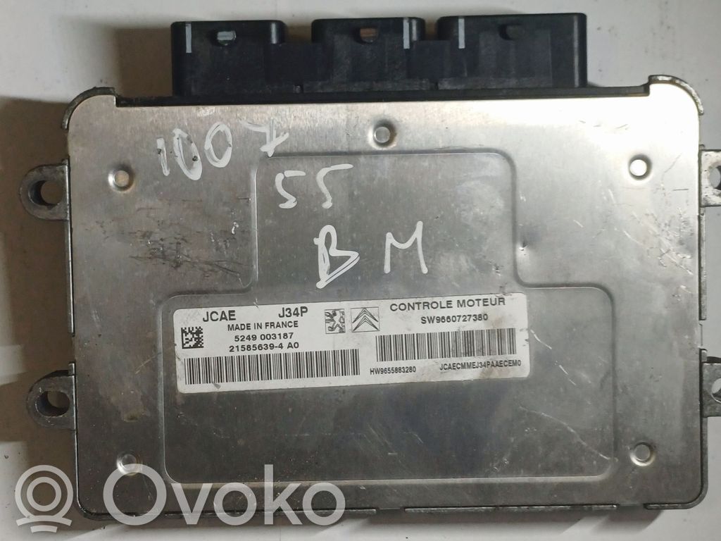 Peugeot 1007 Engine control unit/module 