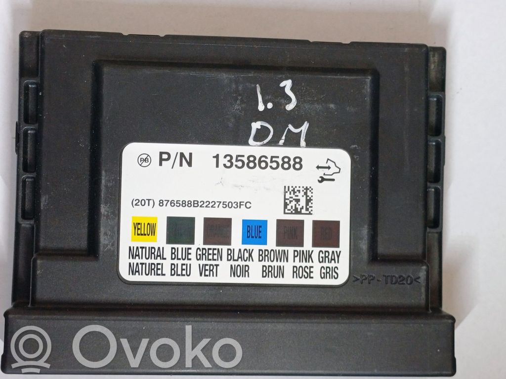 Opel Astra J Módulo de confort/conveniencia 