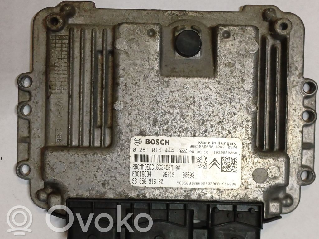 Peugeot Bipper Engine control unit/module 