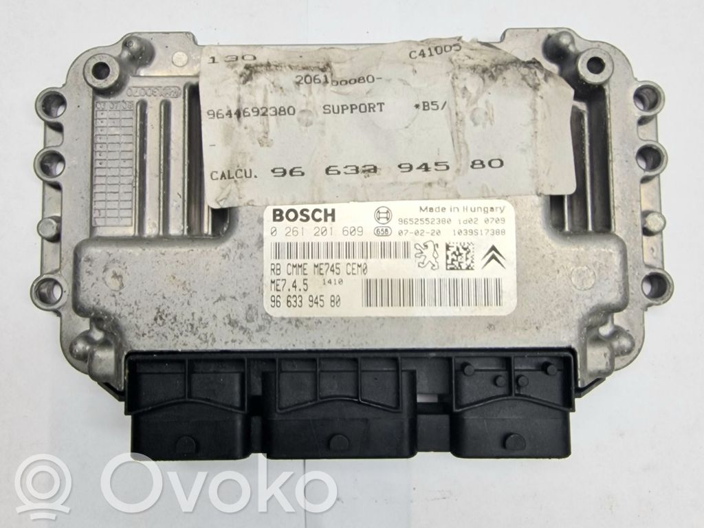 Citroen C4 I Engine control unit/module 