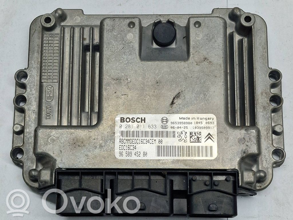 Peugeot 407 Engine control unit/module 
