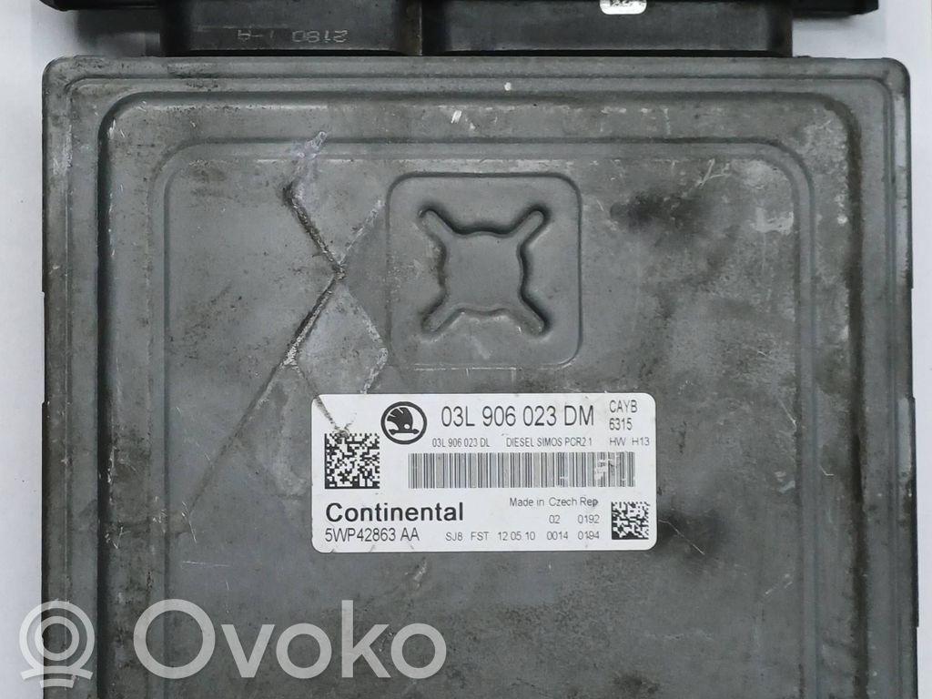 Skoda Fabia Mk2 (5J) Engine control unit/module 
