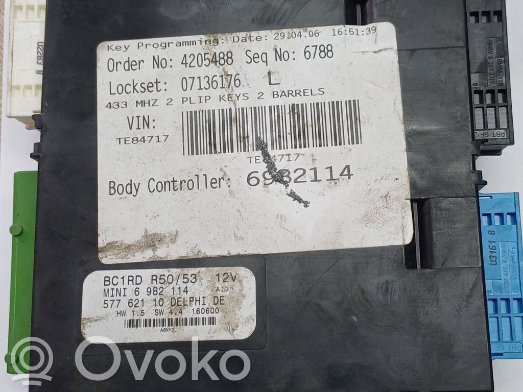 Mini One - Cooper R50 - 53 Module confort 