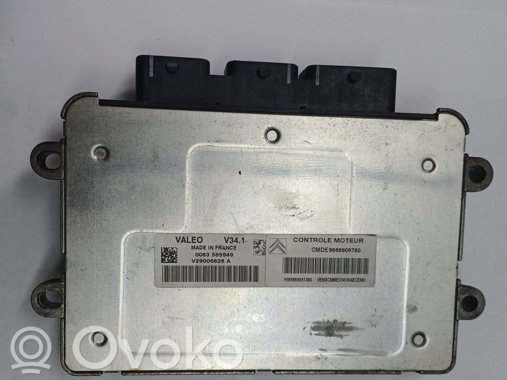 Engine control unit/module   9666909780,V29006828A,V341