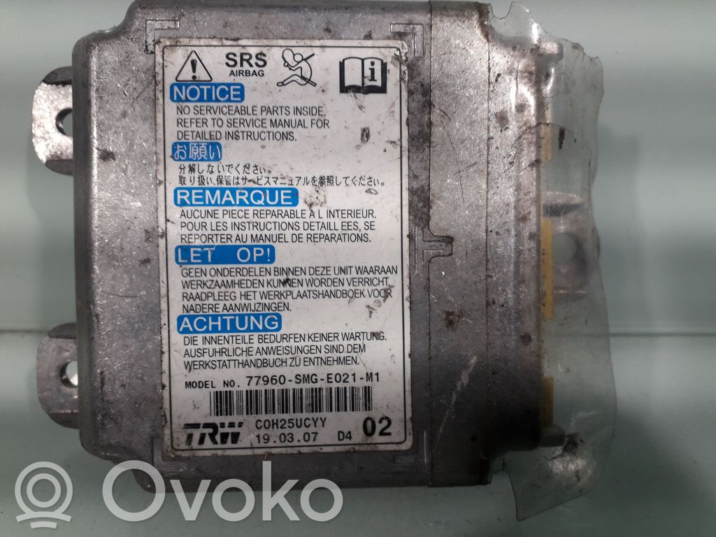 Honda Civic Airbag control unit/module 